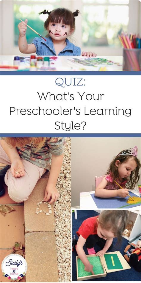 How To Homeschool With Your Childrens Learning Styles Toddler