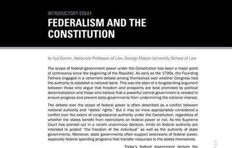 Federalism And The Constitution Essay Mcculloch V Maryland 1819