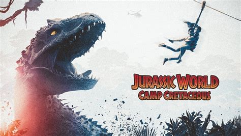 1360x768 Jurassic World Camp Cretaceous Fan Poster Desktop