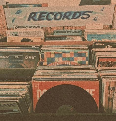 Vintage Records Aesthetic Pictures Retro Aesthetic Aesthetic Collage
