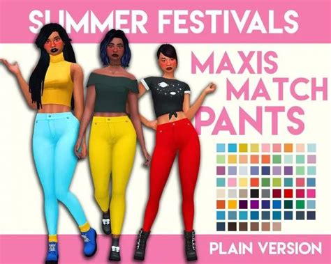 Maxis Match Outfits