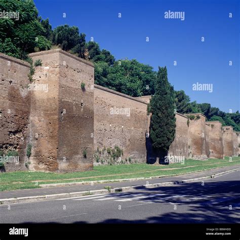 Italy Rome Aurelian Walls Stock Photo Alamy