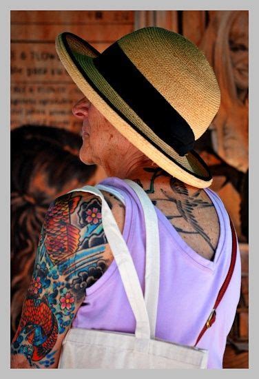 old lady with tattoos tattooed old lady tattoo pinterest vintage style tattoos vintage