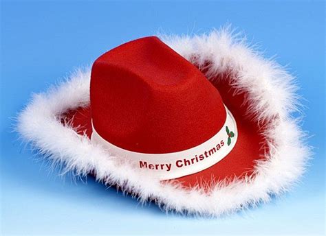 Christmas Cowboy Hat Giddy Up Rudolph A Santa Hat With A Twistthis