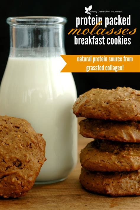 Protein Packed Molasses Breakfast Cookies Raising Generation Nourished