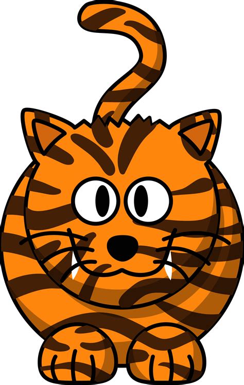 Clipart Cartoon Tiger