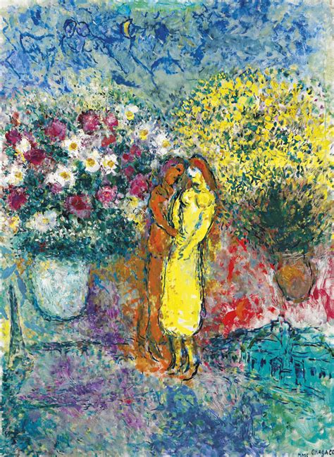 Marc Chagall 1887 1958 Le Couple Au Auctions And Price Archive