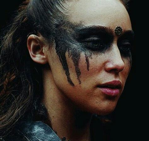 Alycia Debnam Carey As Commander Lexa On The 100 Viking Makeup