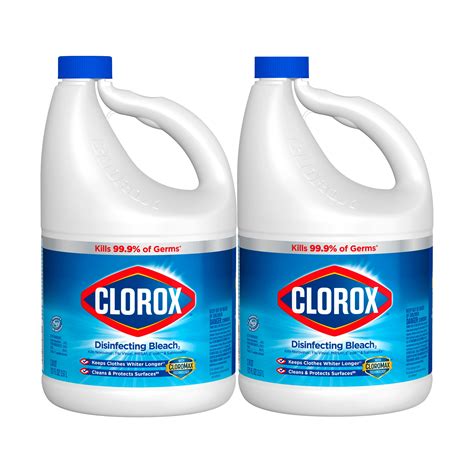 Clorox Concentrated Regular Bleach 121 Oz Bottles Shop Bleach At H E B