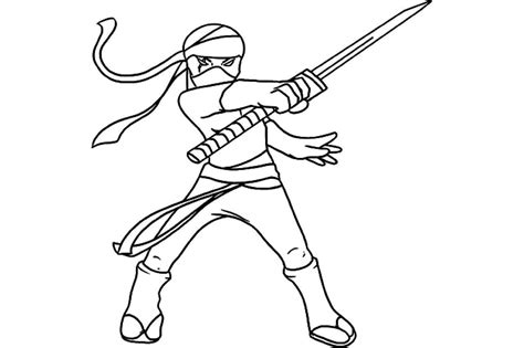 Download Ninja Coloring Pages For Kids Downloadable | K5 Worksheets