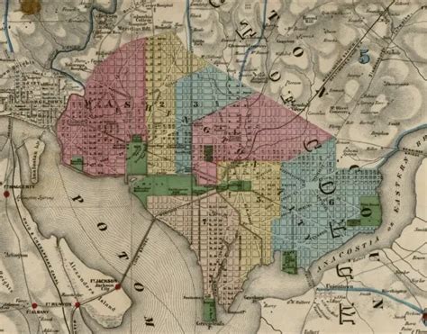 Exploring Civil War Map Of Dc And Its Surroundings