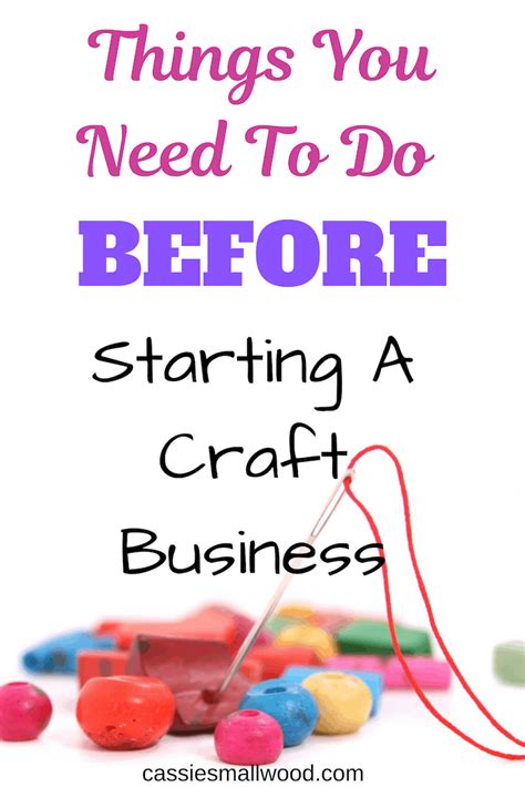 Things To Do To Start A Craft Business That Actually Makes Money