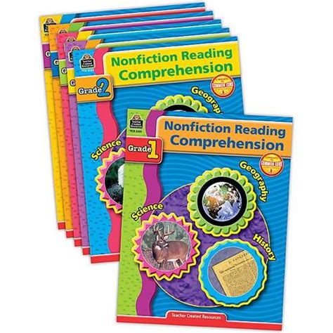 Nonfiction Reading Comprehension Set 6 Books Tcr9078 Teacher
