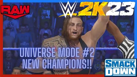 Wwe 2k23 Universe Mode 2 Can Maximum Male Models Beat The Usos For