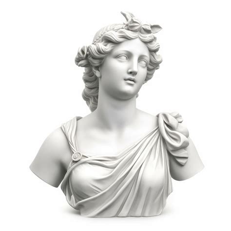 Premium Ai Image Detailed Ancient Greek Philosopher Marble Bust Sculpture