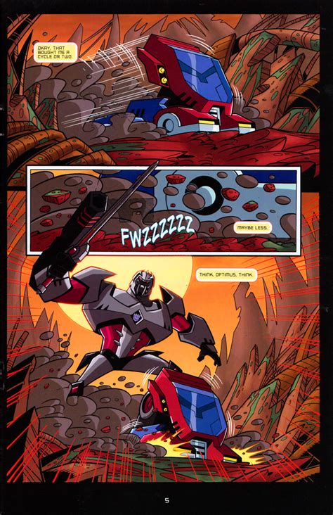 Read Online Transformers Animated The Arrival Comic Issue 5