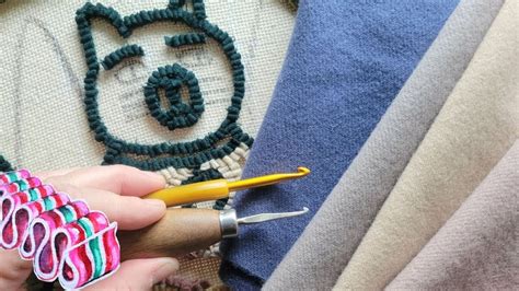 Can You Rug Hook With Crochet Hook Rug Hooking Beginners Diy Tutorial