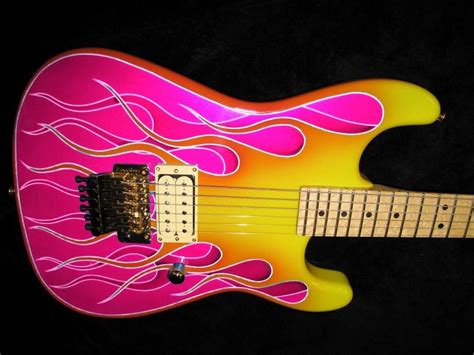 Gmw Guitars Graphics By Dan Lawrence Drl Graphics Cool Guitar Guitar Finishing Electric