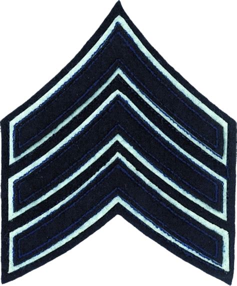Chicago Police Sergeant Chevron Rank Insignia Patch Outer Garment