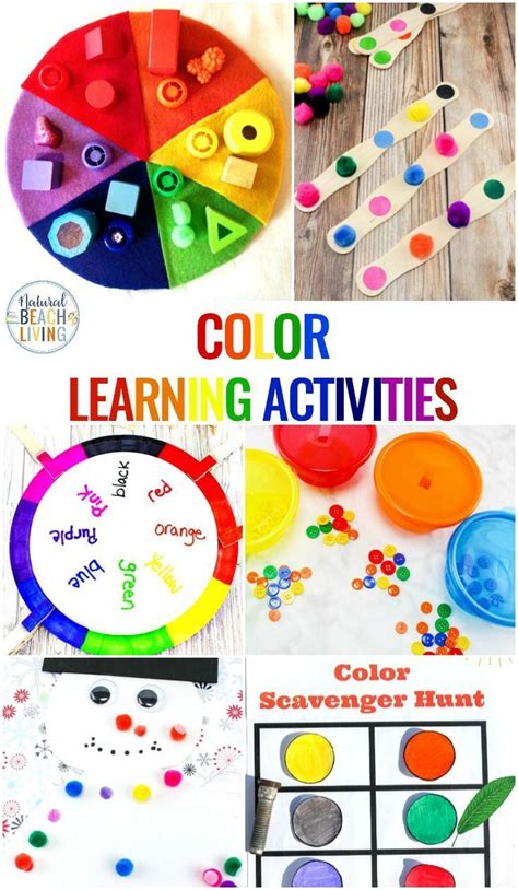 Color Activities For Toddlers Preschool And Kindergarten Natural