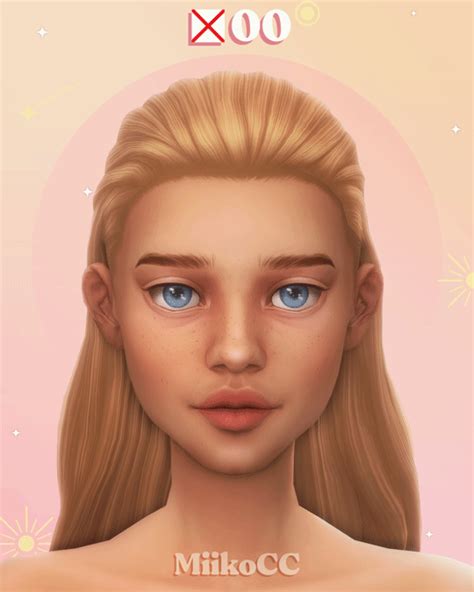 Chin Slider Miiko On Patreon Sims The 4 Skin Pouty Lip ˘ ³˘♥ Cc Eyes