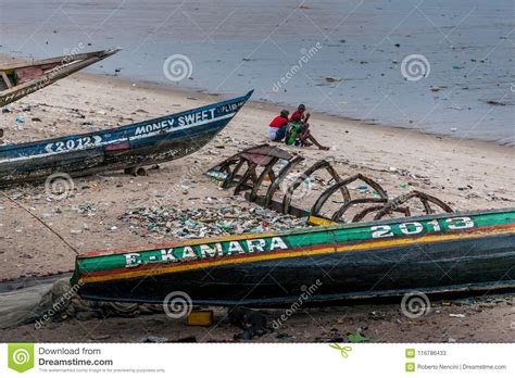 Yongoro Sierra Leone West Africa The Beaches Of Yongoro Editorial