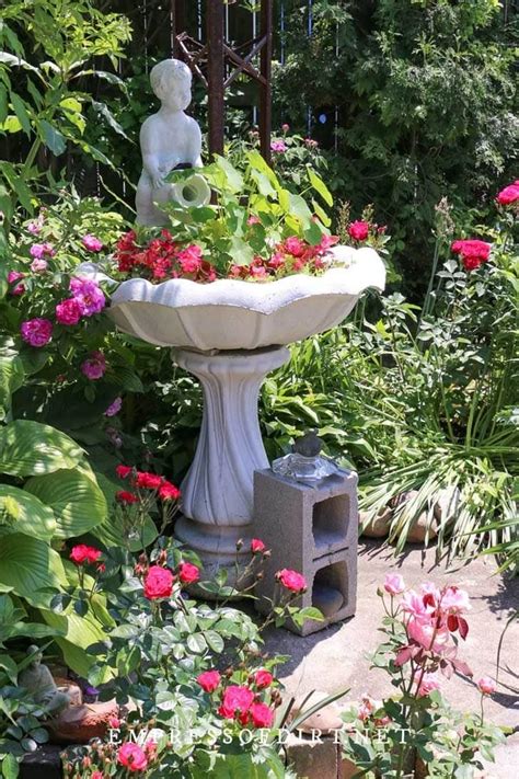 Birdbath Planter Ideas For Your Garden Empress Of Dirt