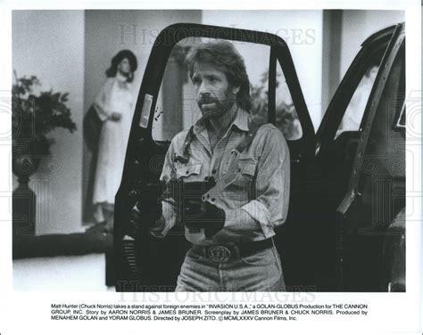 chuck norris in invasion u s a 1985 vintage promo photo print historic images