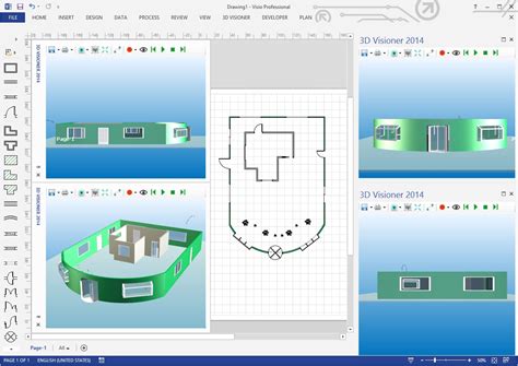 Free visio collections include any official, or unofficial collections that are freely offered on the web. Visio Home Plan Template | plougonver.com