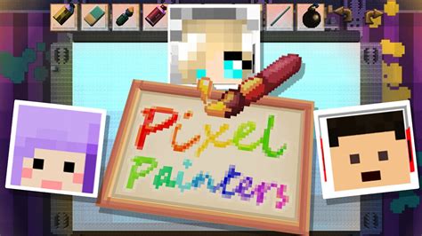 Masterpiece Pixel Painters Minecraft Mini Game Youtube