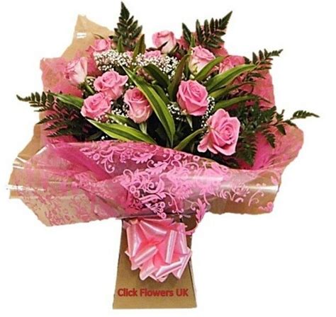 Fresh Real Flowers Delivered Pink Rose All Occasions