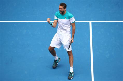 The lone canadian to advance past the opening round of the singles draws, raonic was dominant throughout the first week of competition. Runner-up at Australian Open - Marin Cilic