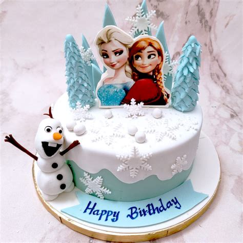Elsa Anna Cake Frozen Theme Cake Order Custom Cakes In Bangalore