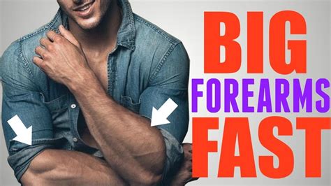 3 Exercises To Get Big Powerful Forearms Fast Youtube