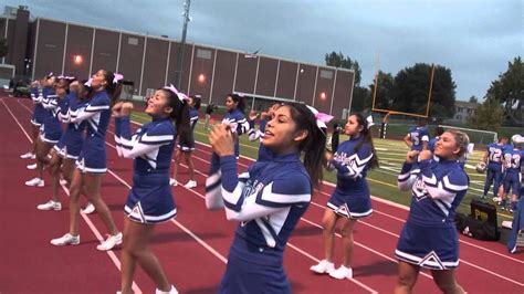 Hinkley High School Cheerleaders At The Football Game Youtube