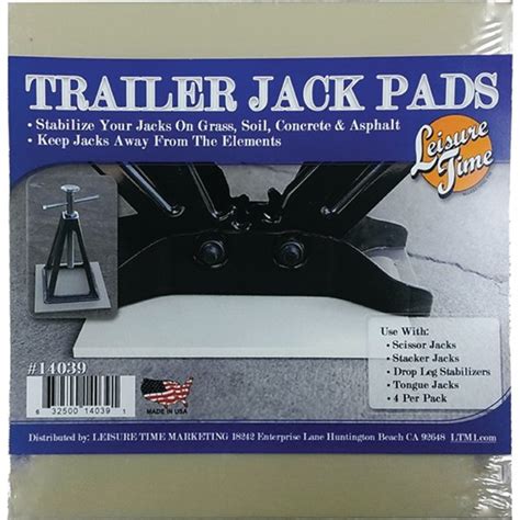 Traditional rv stabilizer jacks, electric stabilizers for motorhomes, and stabilizing systems with unique designs tend to offer distinct benefits and drawbacks. Leisure Time 14039 Stabilizing Base Pads for RV Trailer ...