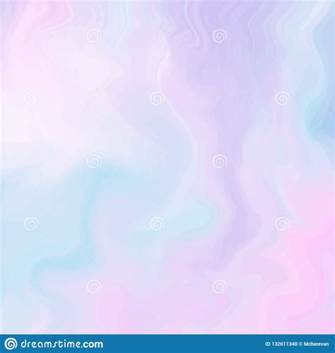 Magic Fairy And Unicorn Background With Light Pastel