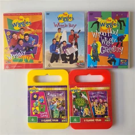 4x The Wiggles Dvd Bundle Original Wiggles Abc Kids Region 4 Classic