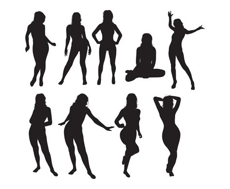 Woman Silhouette Vector Pack Vector Art Graphics 38448 The Best Porn