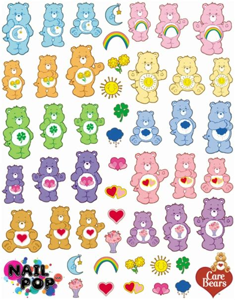 Over forty million of these stuffed teddy bears, made with a variety of colours, were sold from 1983 to 1987. Most Adorable Nail Art Decals