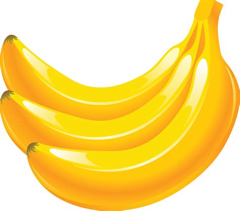 Three Yellow Bananas Png Image Transparent Image Download Size