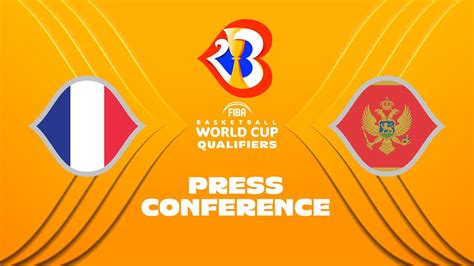 France V Montenegro Press Conference Fiba Basketball World Cup 2023