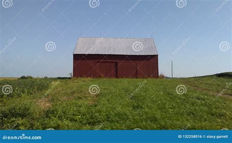 Little Red Barn Stock Photo Image Of County Little 132258016