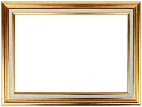 Best Vintage Gold Frame Design With White Thin Borders Stock Photos