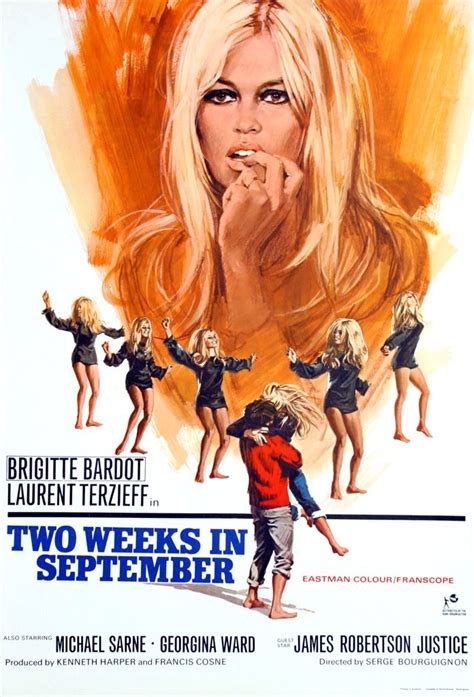 Two Weeks In September 1967 Movie Poster Brigitte Bardot Movies