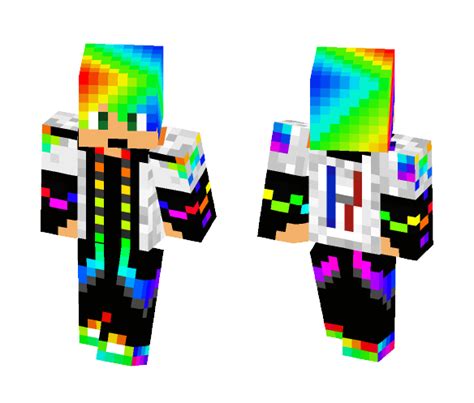 Download Rainbow Boy Minecraft Skin For Free Superminecraftskins