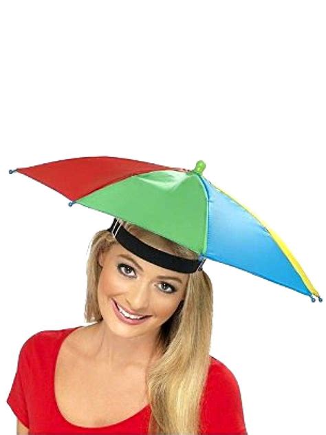Umbrella Hat Colorful Party Hats 20 Inch Hands Free Funny Rainbow