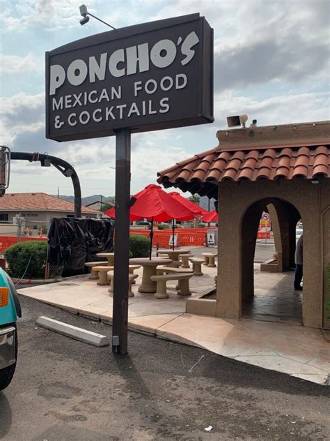Ponchos Mexican Restaurant Upgrades With An Exterior Signage Remodel