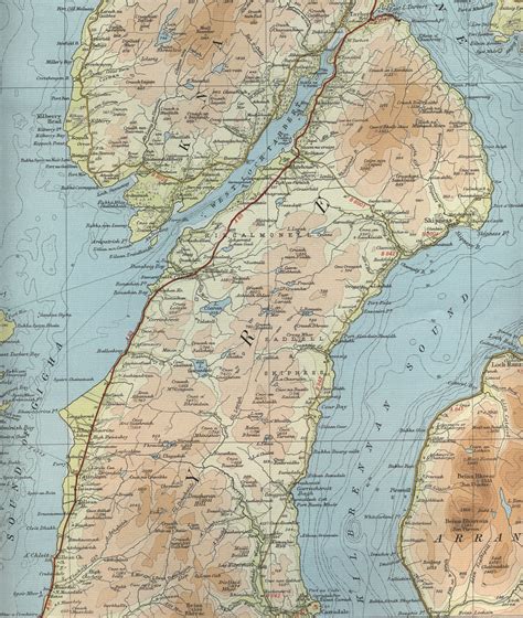 Kintyre Map