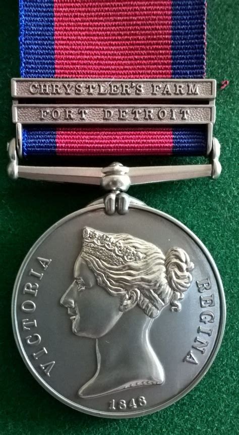 Replica Military General Service Medal 1848 Usa Named Clasps